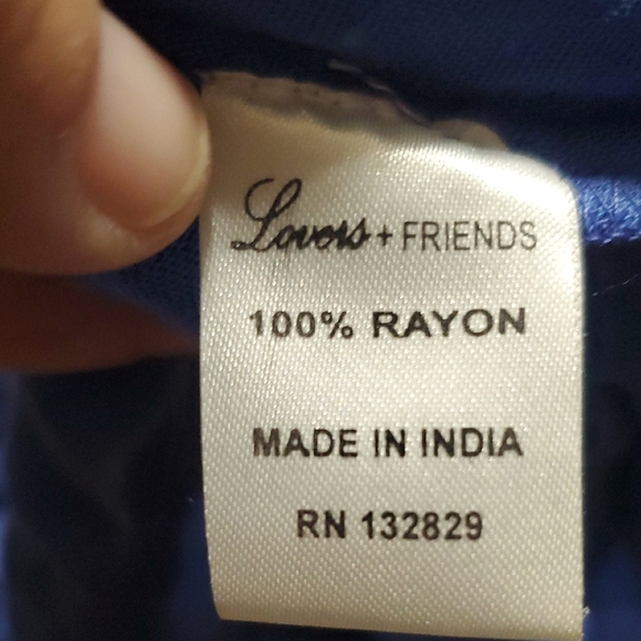 Lovers + Friends Blue and White Embroidered Carmella Romper - Picture 12 of 12